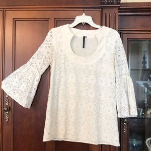 White lace blouse